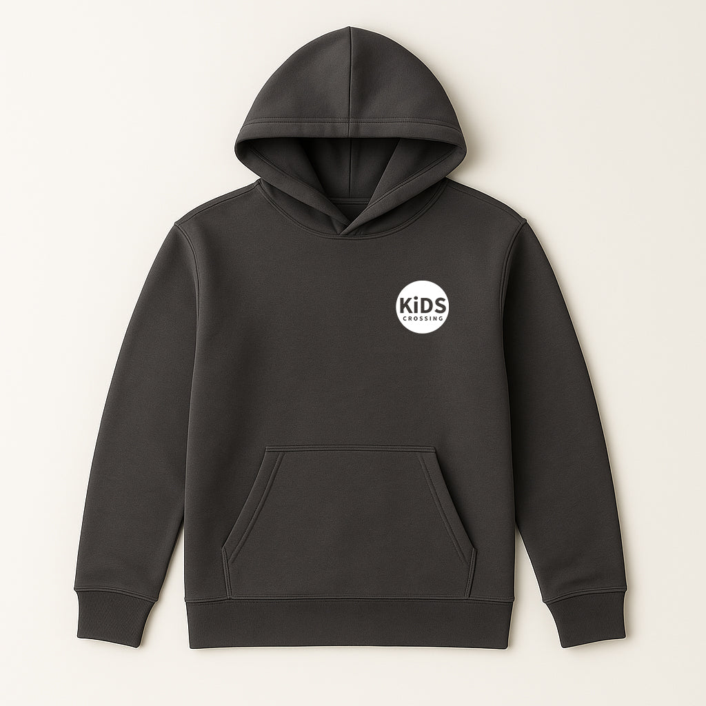 Kids Crossing Hoodie - front view