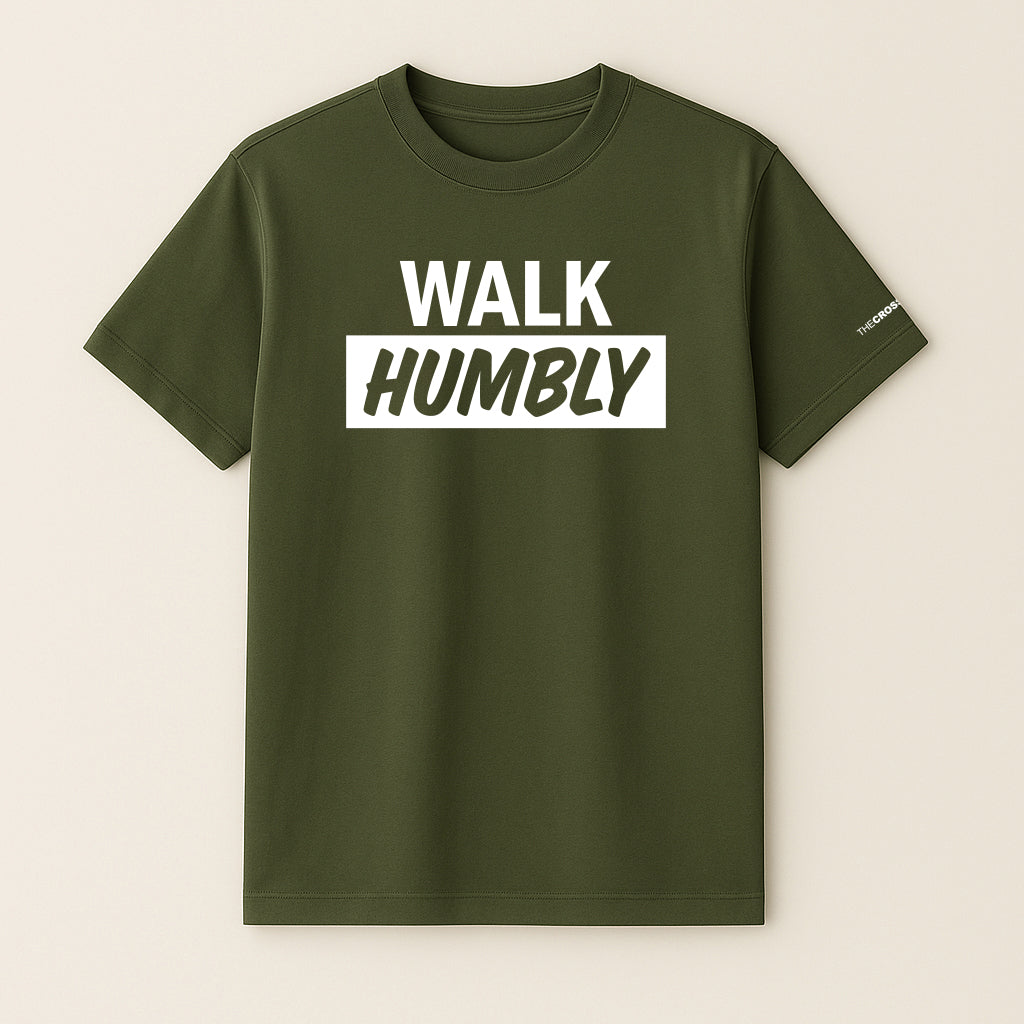 Retro 2018 Walk Humbly Tee